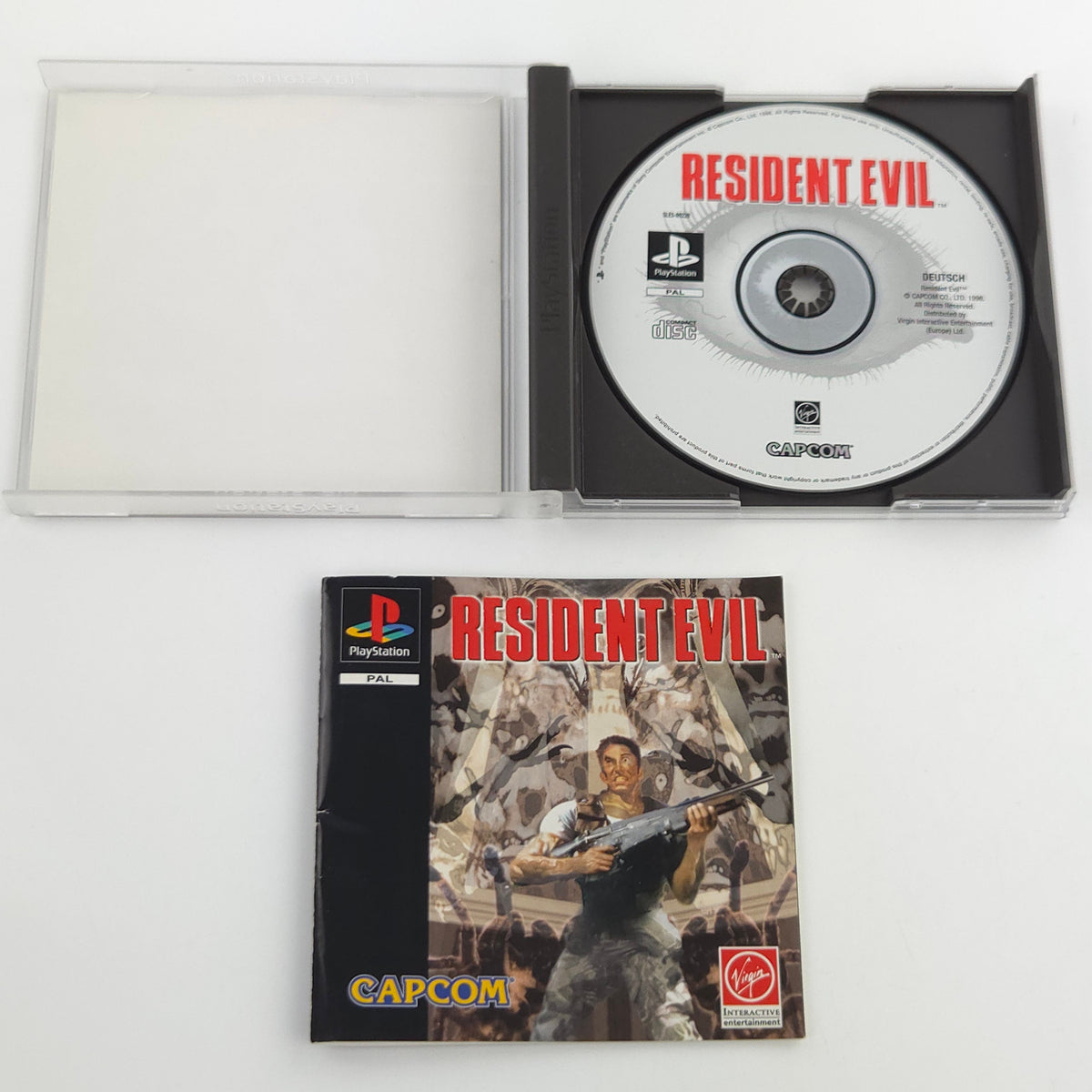 Playstation 1 Spiel Resident Evil PS1 OVP Capcom PAL EUR
