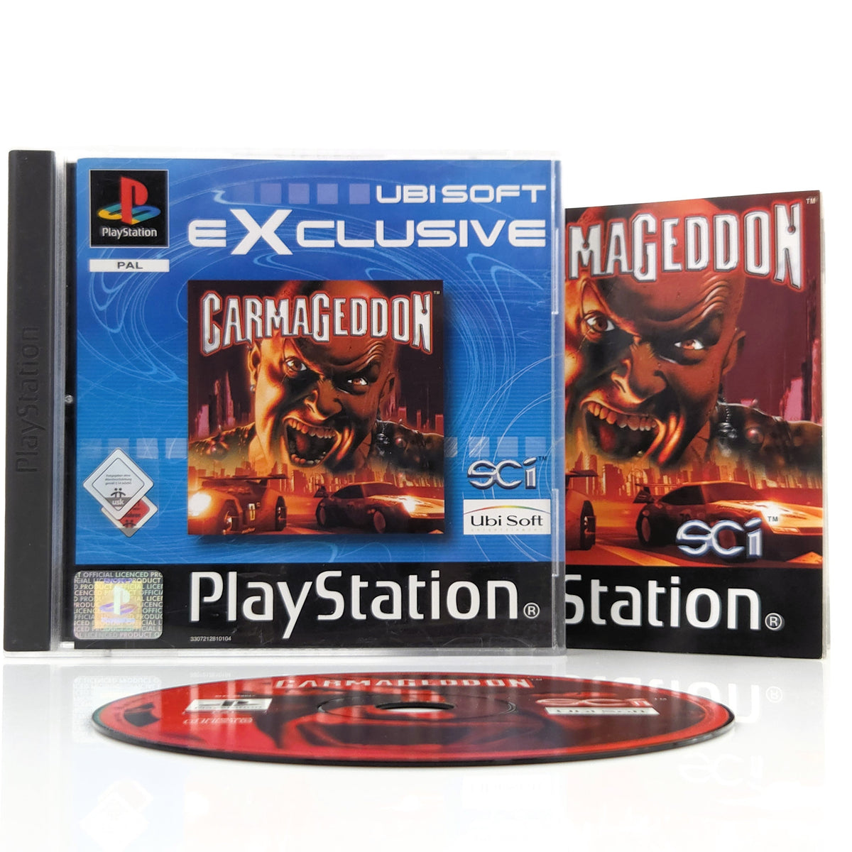 Sony Playstation 1 Spiel – Carmageddon PS1 OVP PAL EUR