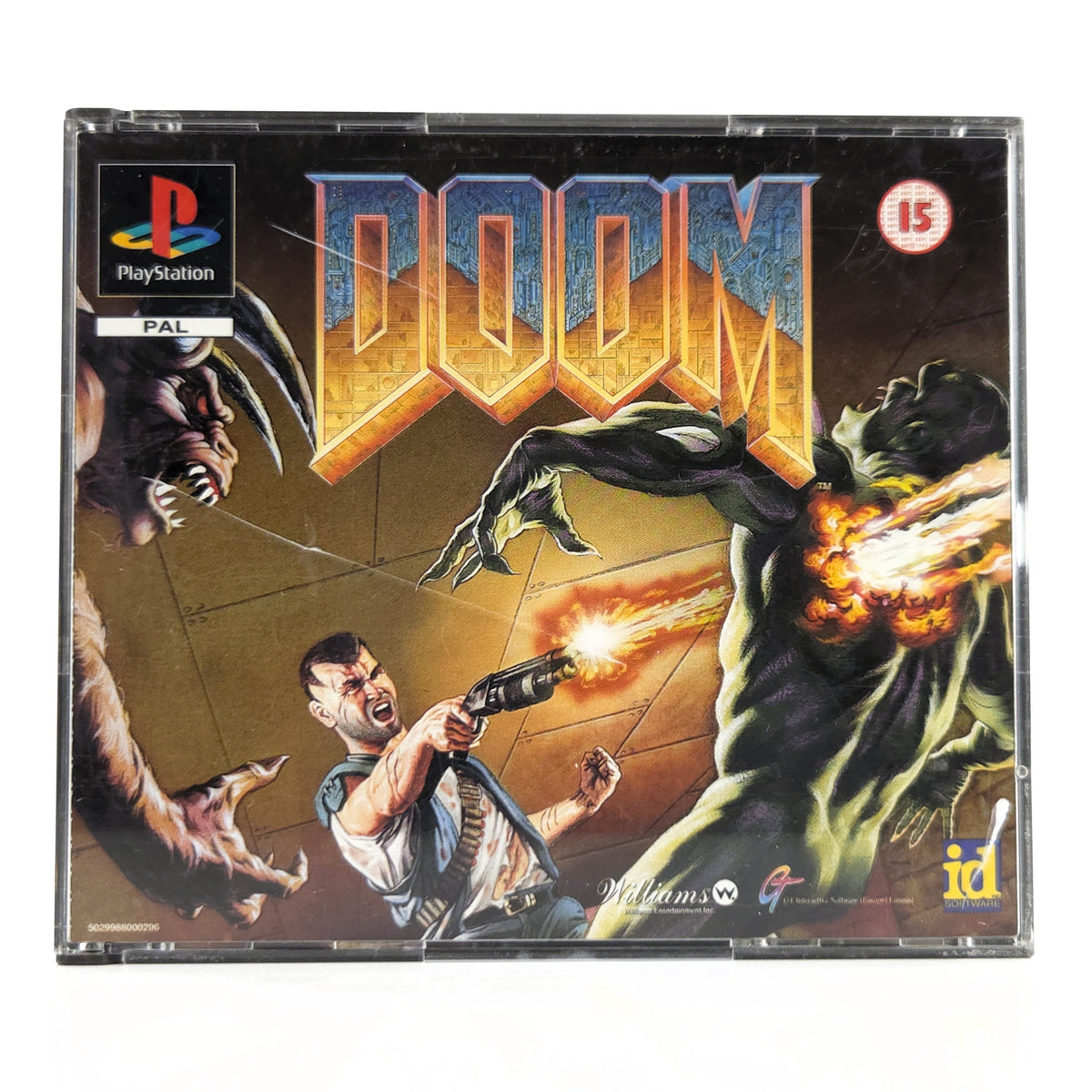 Playstation 1 Spiel DOOM PS1 Komplett OVP PAL USK18