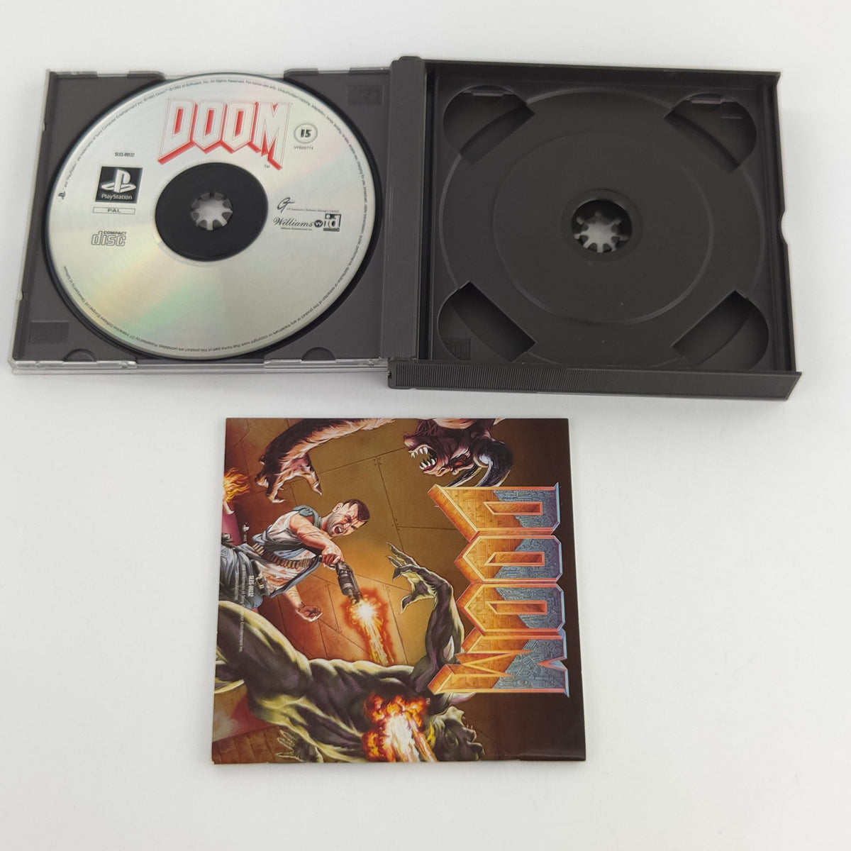 Playstation 1 Spiel DOOM PS1 Komplett OVP PAL USK18