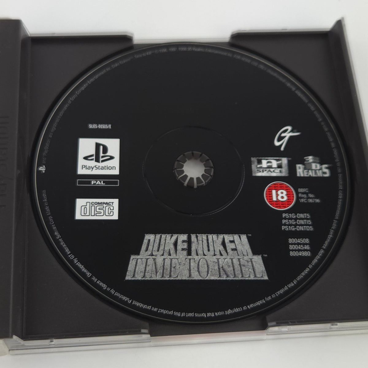 Playstation 1 Spiel Duke Nukem Time to Kill PS1 OVP PAL