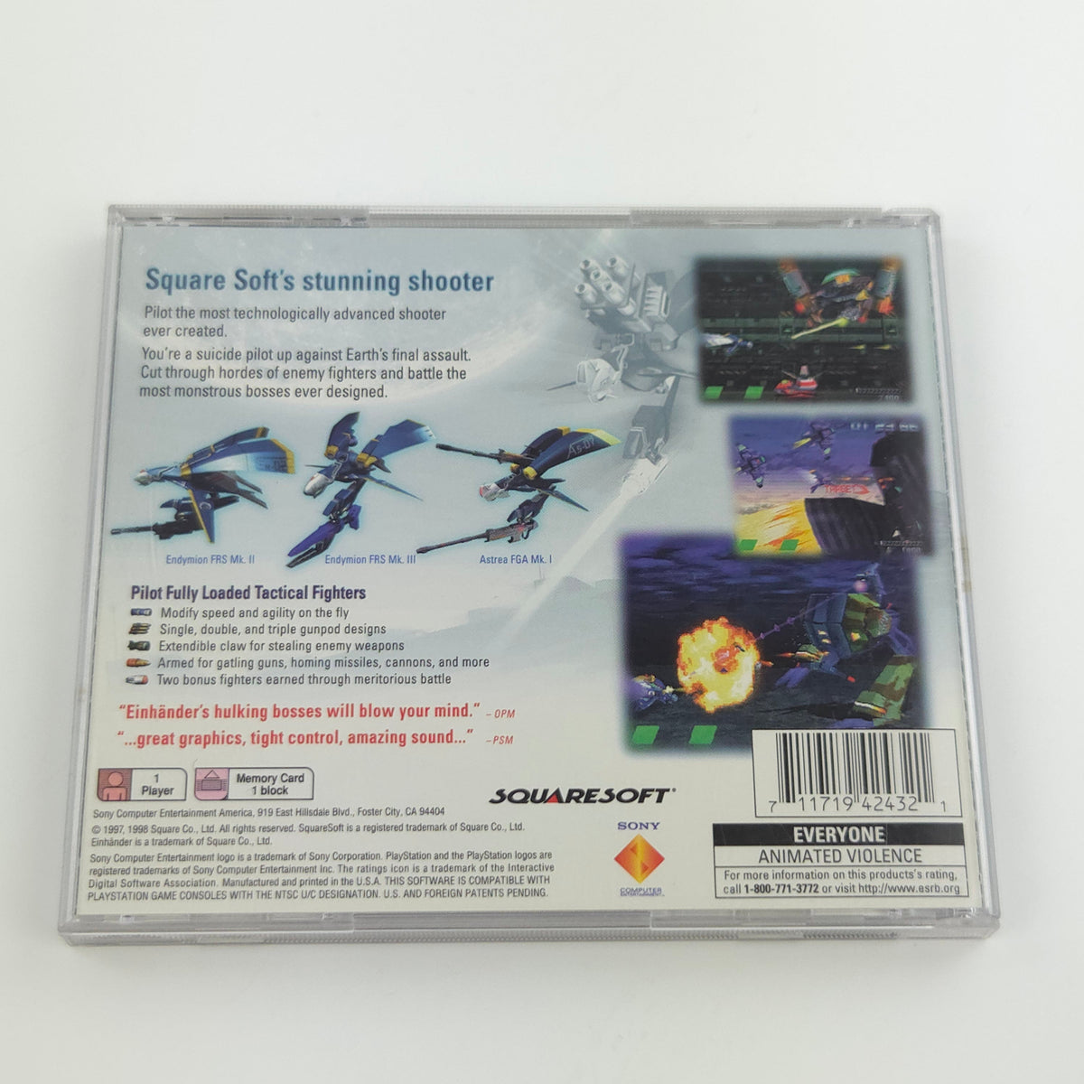 Playstation 1 Spiel – Einhänder NTSC-U/C OVP PS1