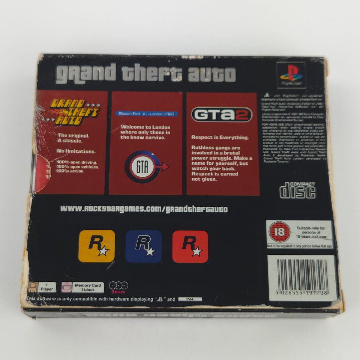 Playstation 1 Spiel Grand Theft Auto Collectors Edition PS1