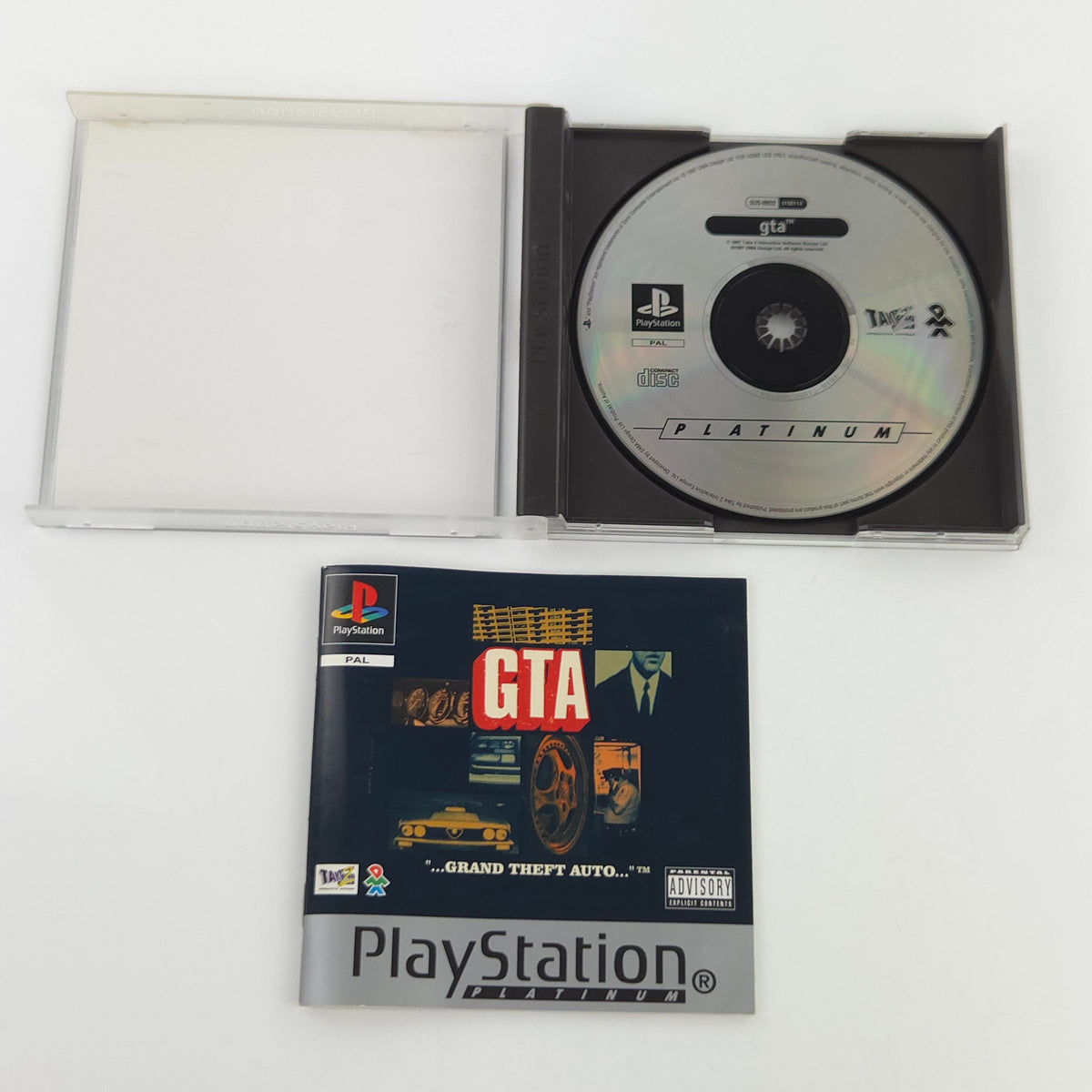 Playstation 1 Spiel GTA Grand Theft Auto PS1 Platinum OVP