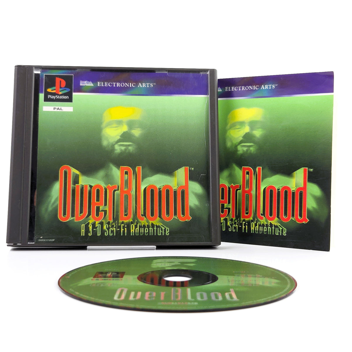 Playstation 1 Spiel – Over Blood 3D Sci-Fi Adventure (PAL)