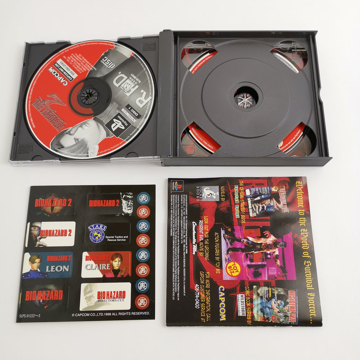 Playstation 1 Spiel – Resident Evil 2 OVP Anleitung PS1 USA