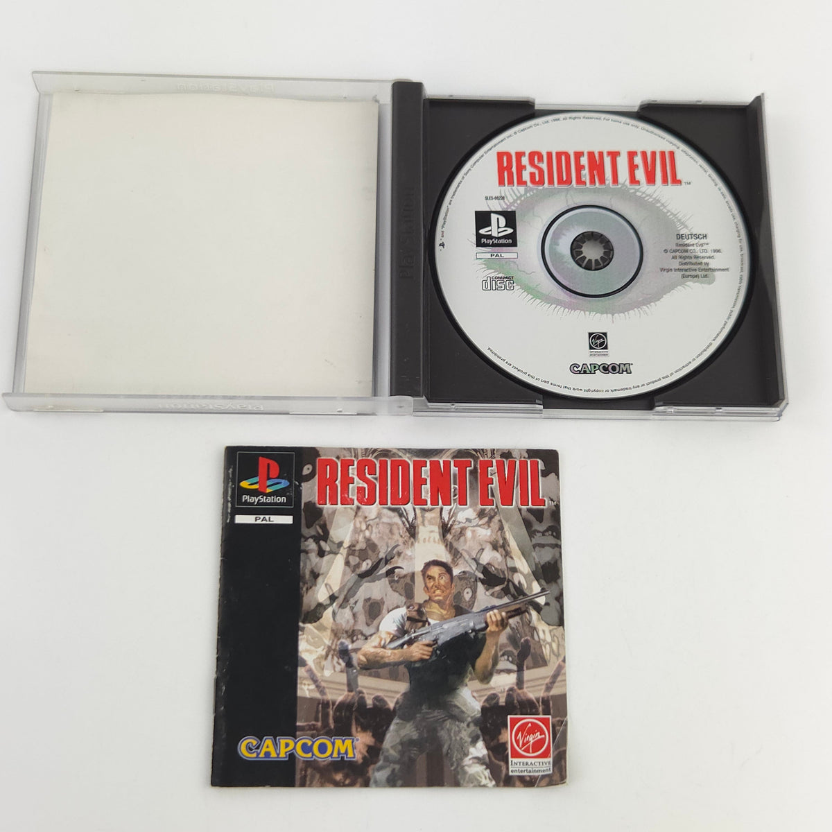 Playstation 1 Spiel Resident Evil PS1 OVP PAL DE USK18