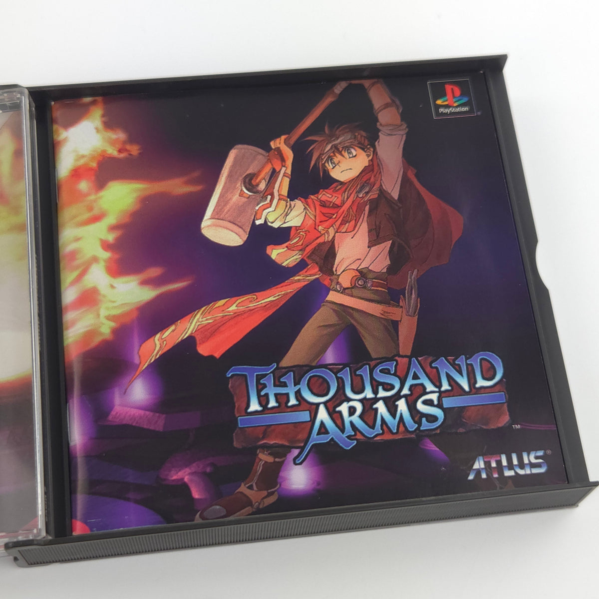 Playstation 1 Spiel – Thousand Arms (NTSC-USA OVP)