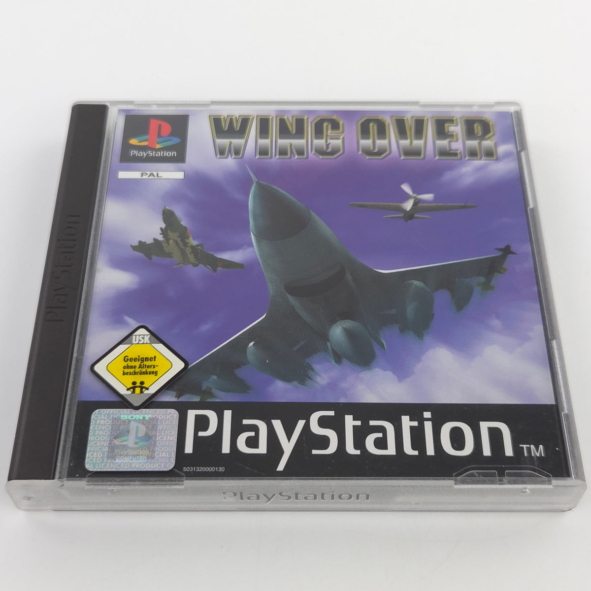 Sony Playstation Spiel Wing Over PS1 OVP Poster PAL EUR