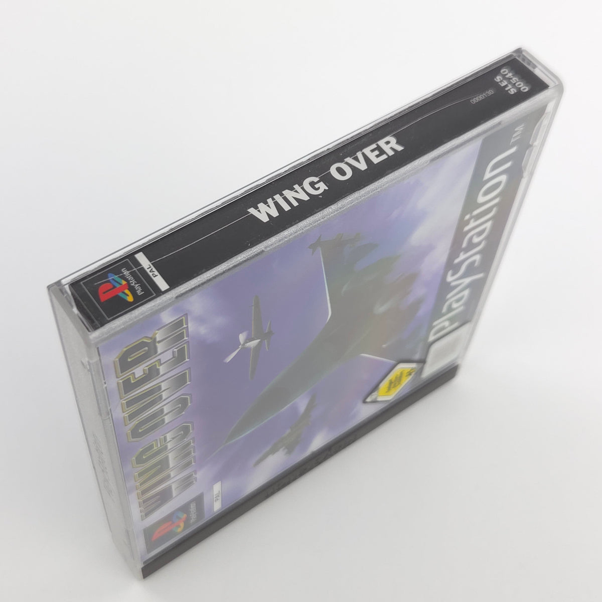 Sony Playstation Spiel Wing Over PS1 OVP Poster PAL EUR