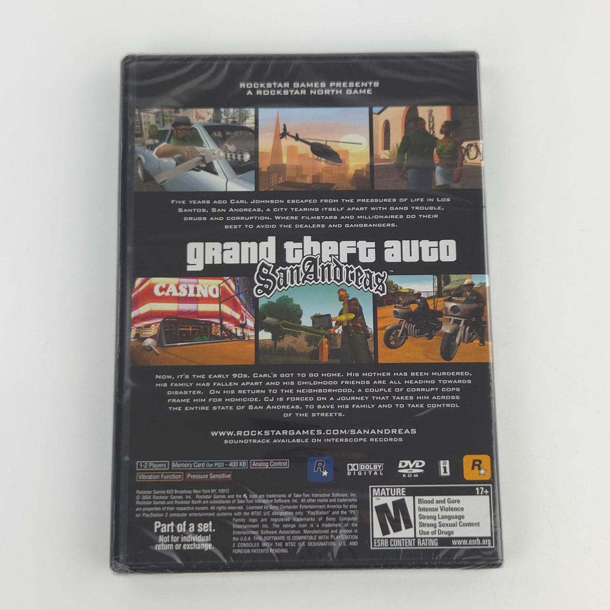 PS2 Spiel Grand Theft Auto San Andreas NTSC USA Neu OVP