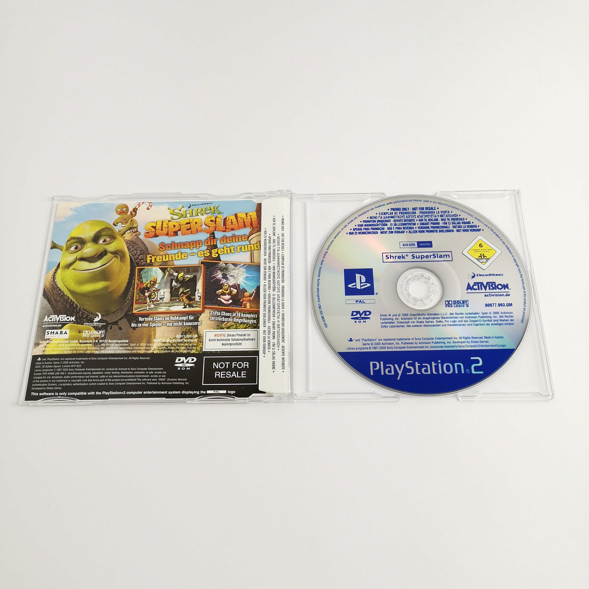 Playstation 2 Spiel – Shrek Super Slam Promo OVP PAL