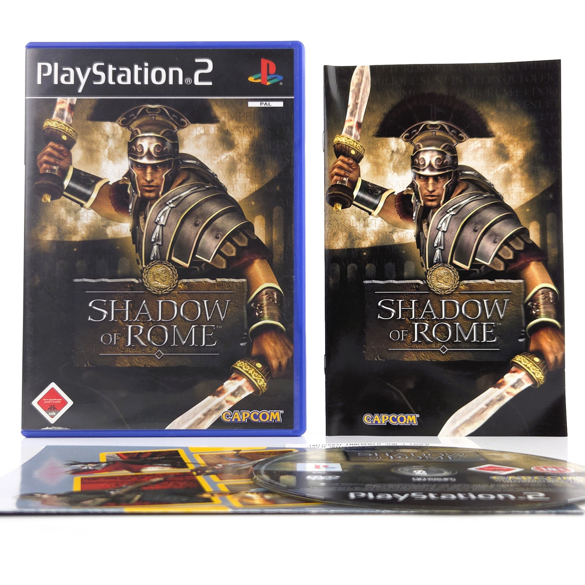 Playstation 2 Spiel Shadow of Rome Capcom PS2 OVP PAL DE