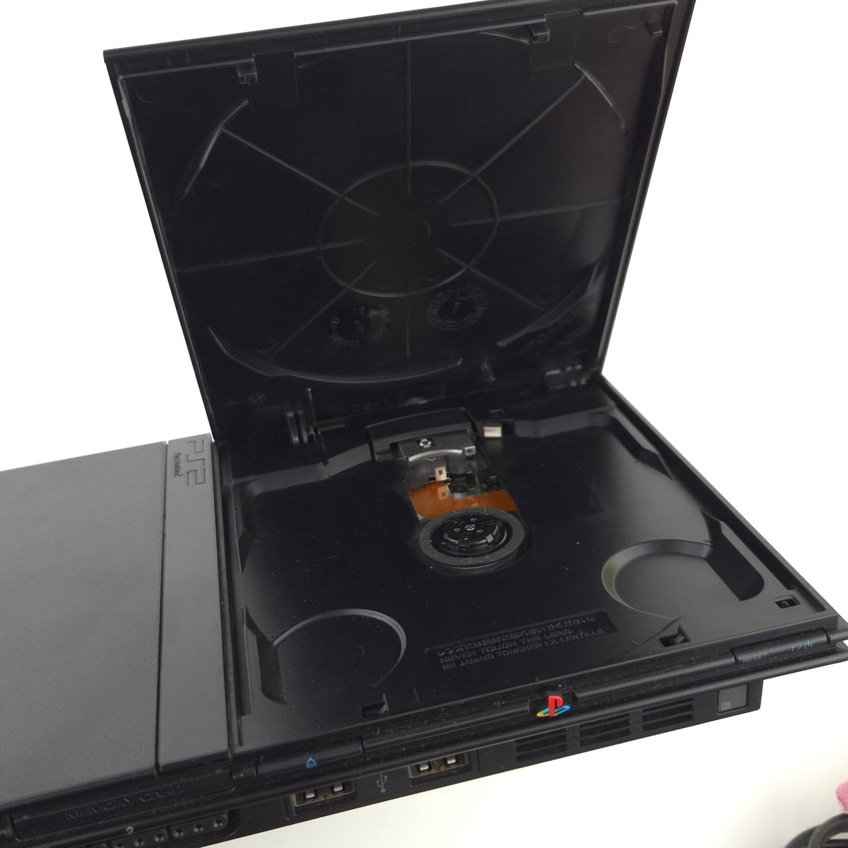 Sony Playstation 2 Slim Konsole Charcoal Black PS2 OVP PAL