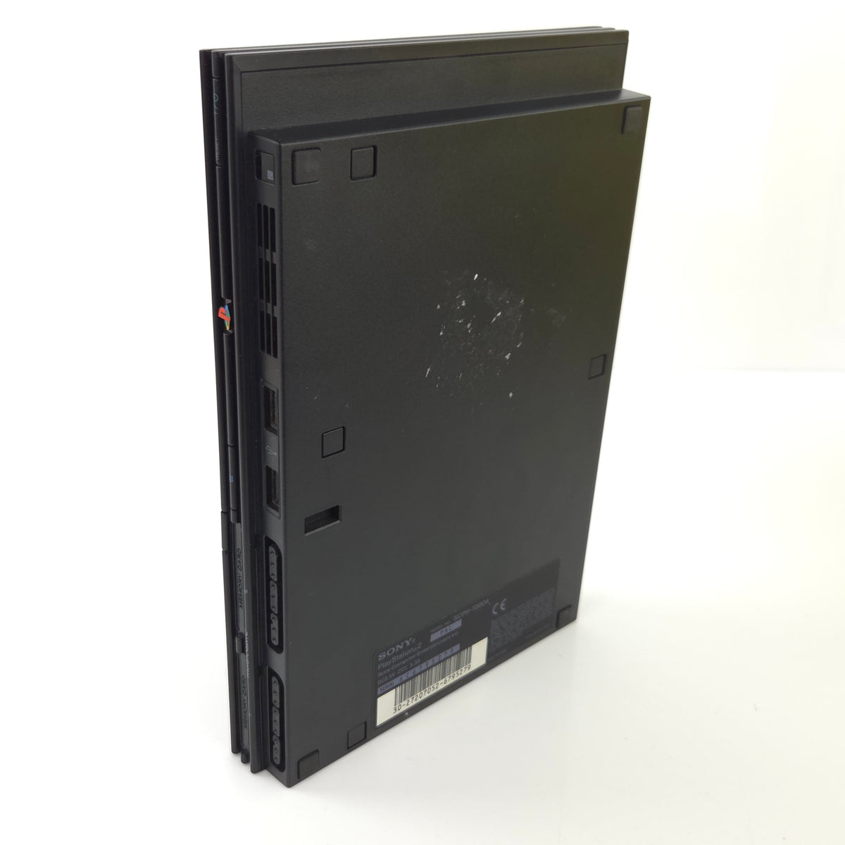 Sony Playstation 2 Slim Konsole Charcoal Black PS2 OVP PAL