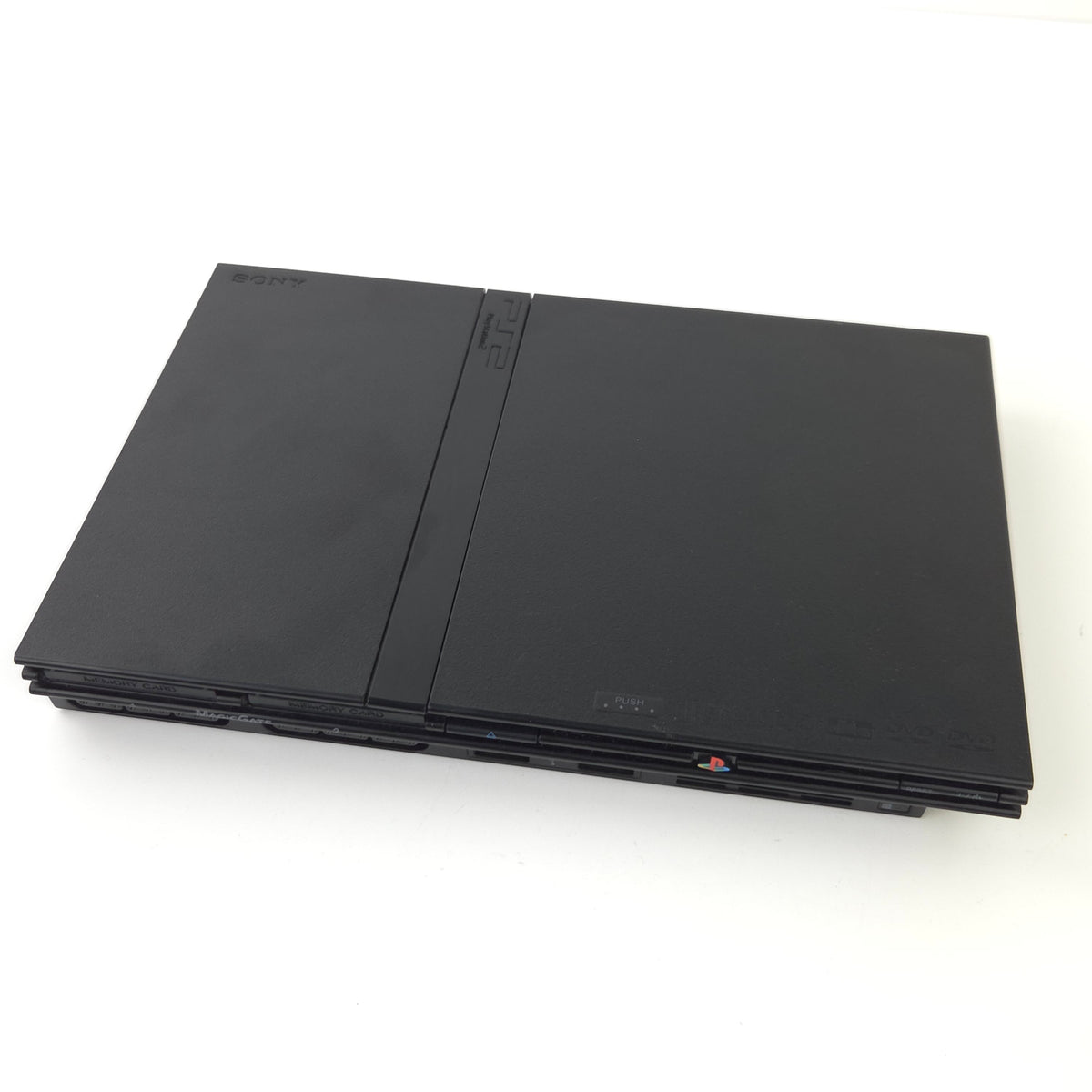 Sony Playstation 2 Slim Konsole Charcoal Black PS2 OVP PAL