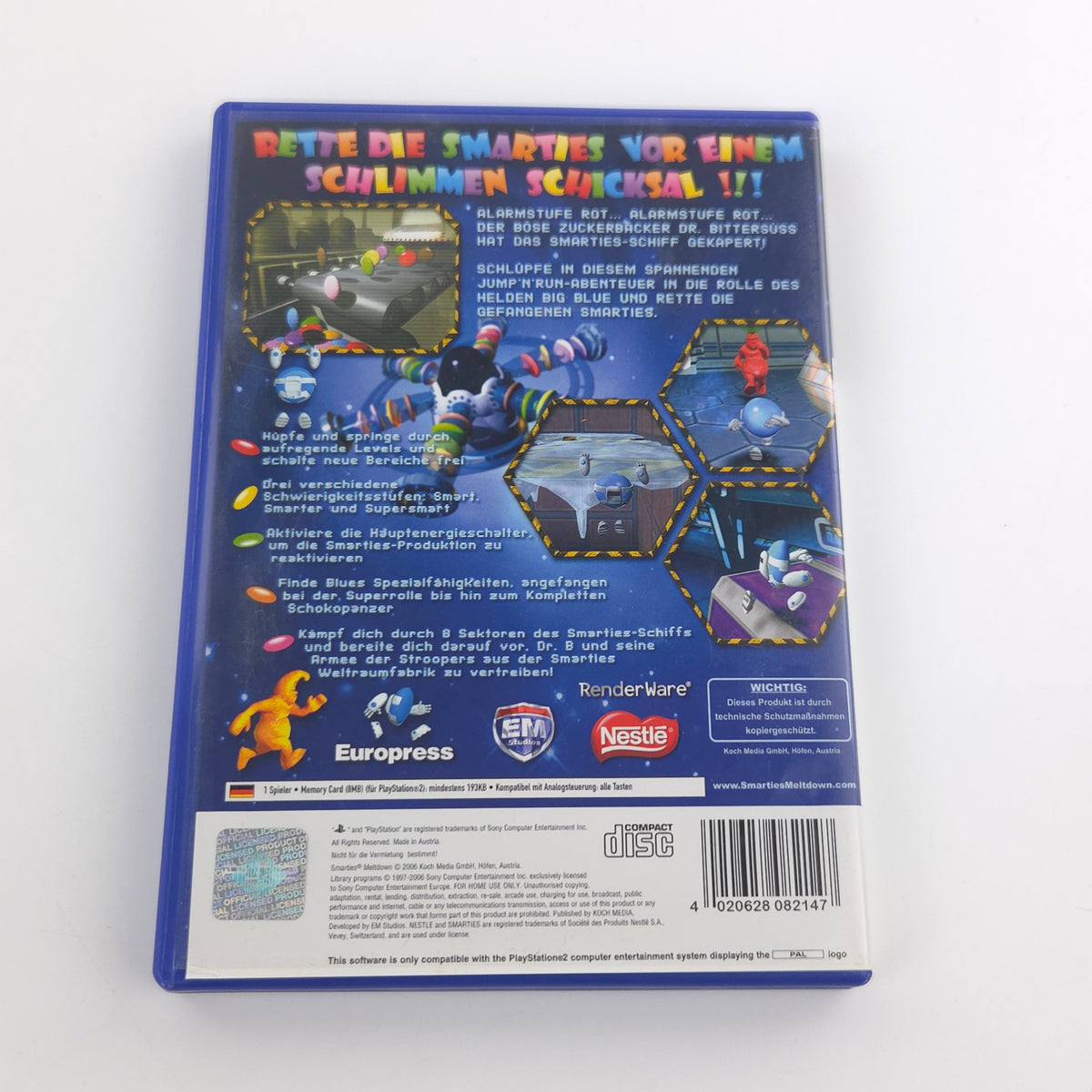 Playstation 2 Spiel – Smarties Meltdown (Deutsch PAL OVP)