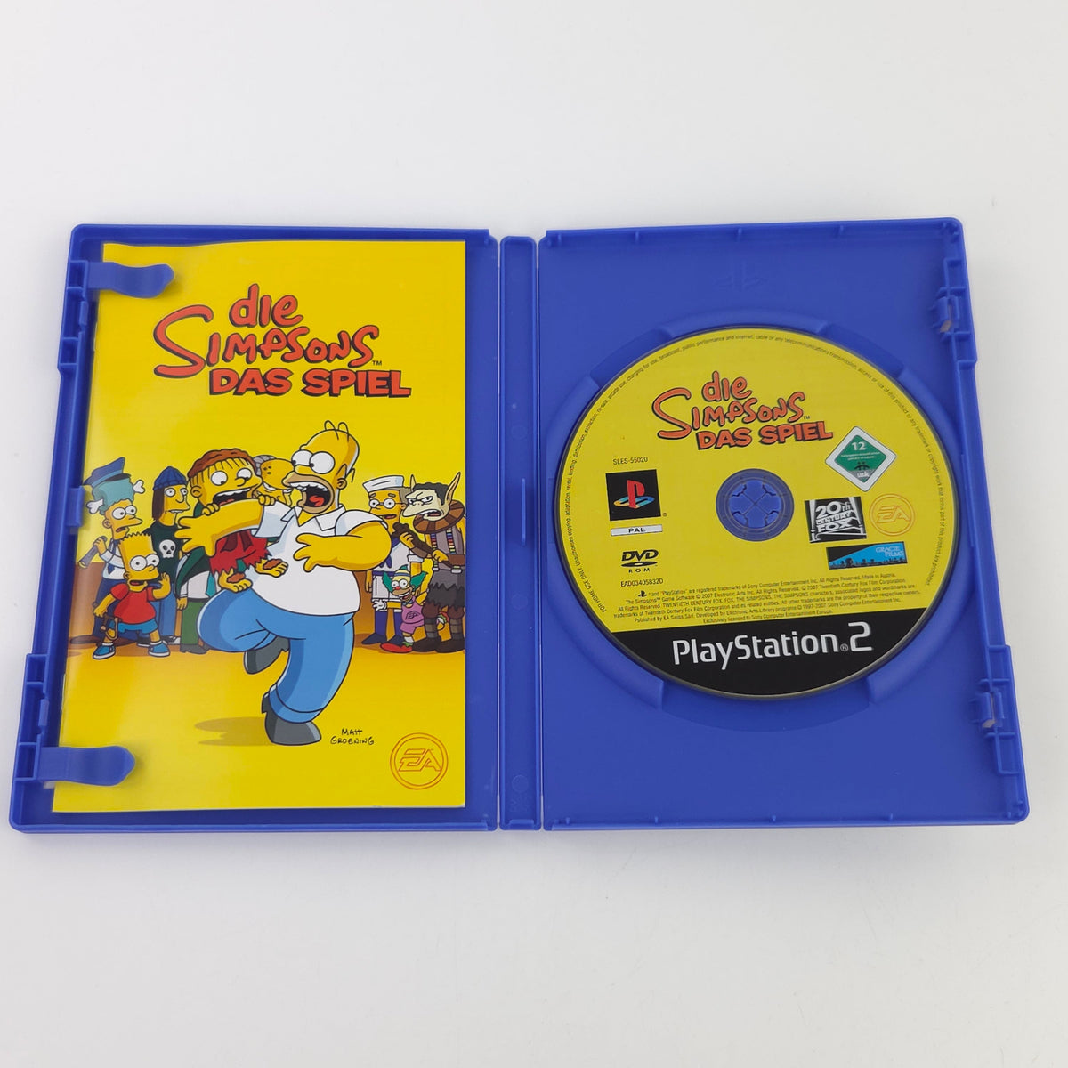 Playstation 2 Spiel Die Simpsons Das Spiel PS2 OVP PAL