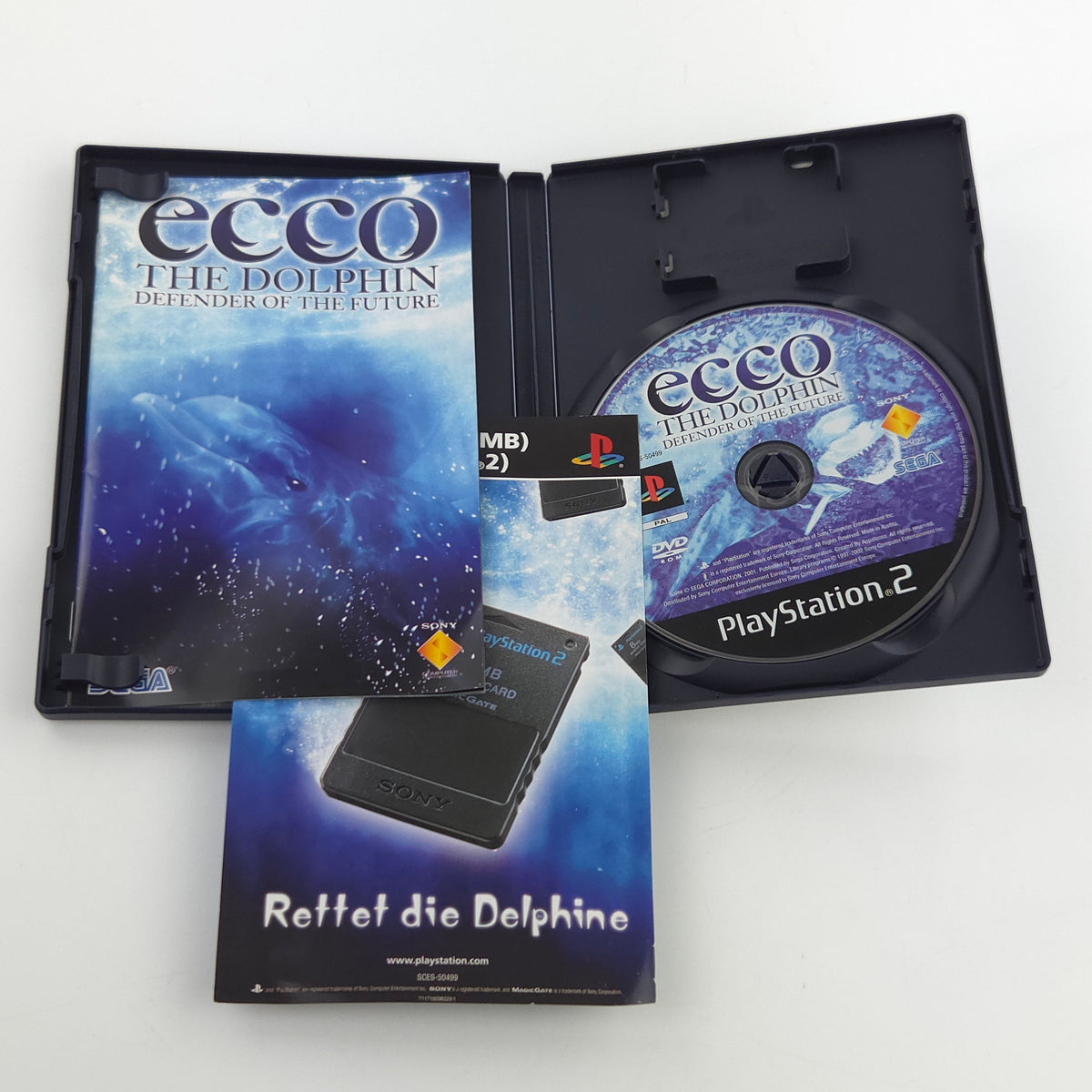Playstation 2 Spiel Ecco The Dolphin OVP