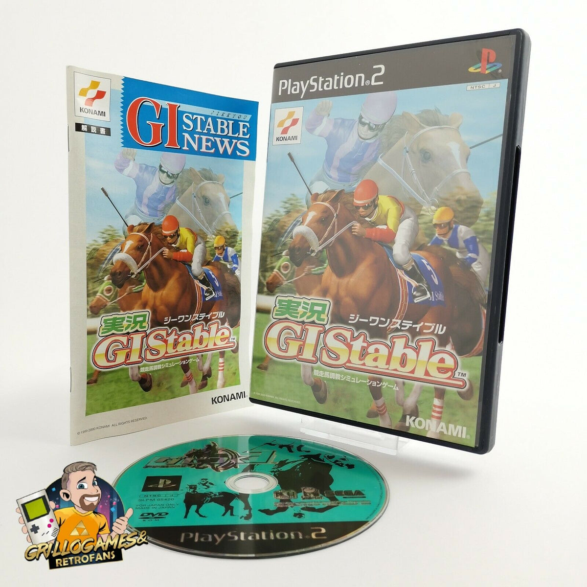 Sony Playstation 2 Spiel – GI Stable Pferderennen NTSC-J OVP
