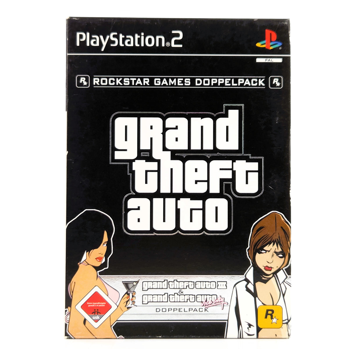 Playstation 2 Spiel GTA Rockstar Doppelpack PS2 OVP