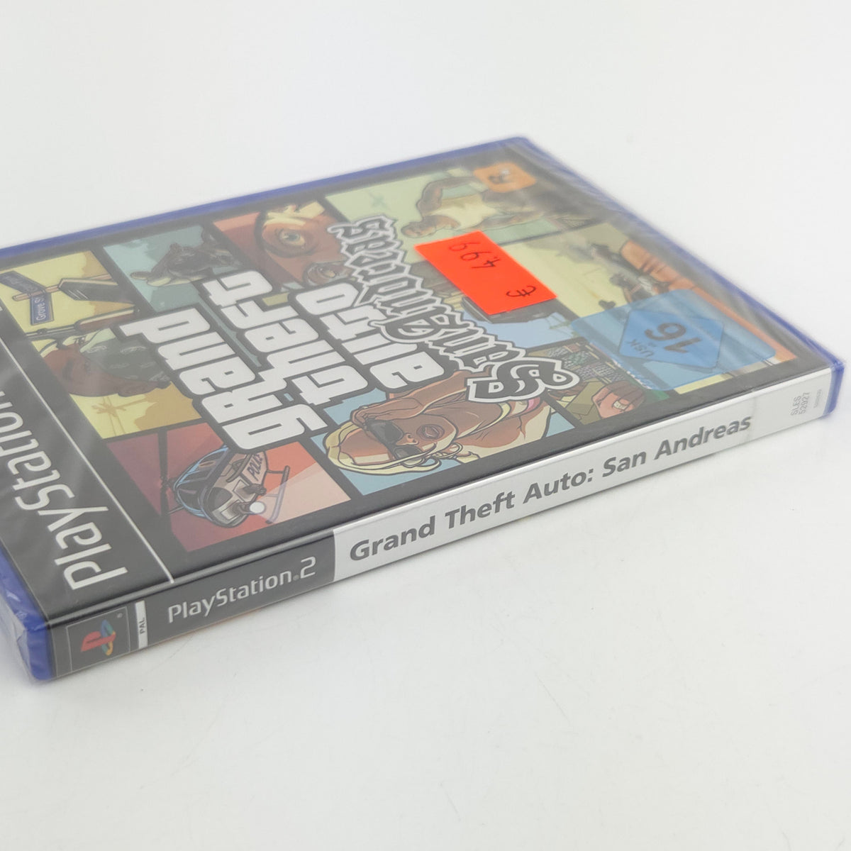 Sony Playstation 2 Spiel: Grand Theft Auto San Andreas - PS2 OVP (PAL DE) GTA