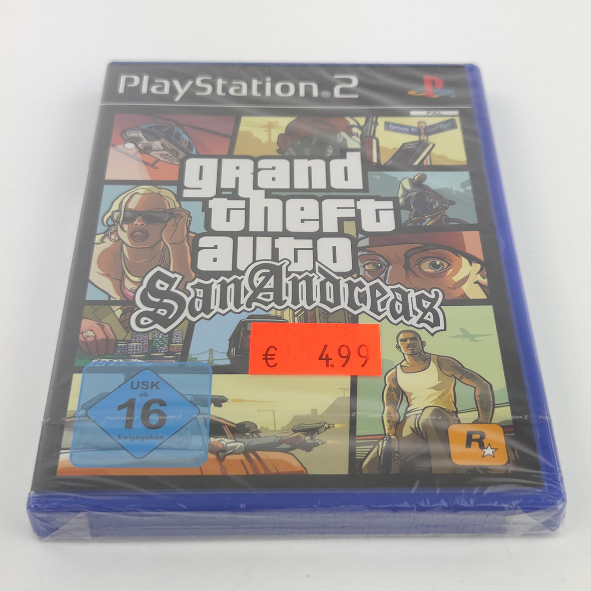 Sony Playstation 2 Spiel: Grand Theft Auto San Andreas - PS2 OVP (PAL DE) GTA