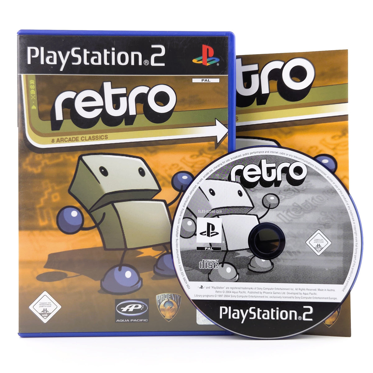 Playstation 2 Spiel – Retro 8 Arcade Classics (OVP PAL)