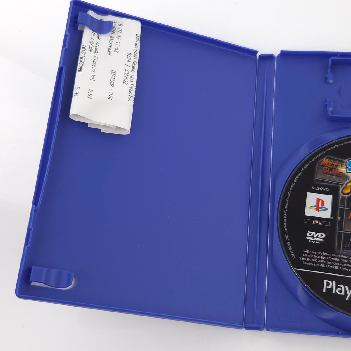 PlayStation 2 Spiel SNK Arcade Classics Vol 1 OVP