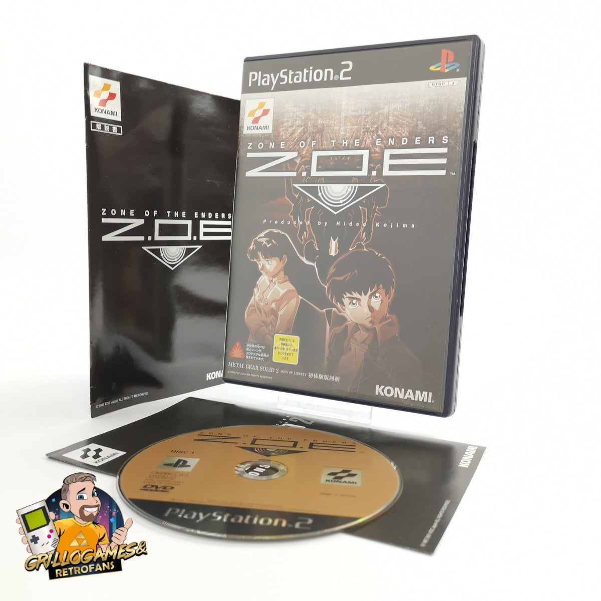 Playstation 2 Spiel – Zone of the Enders ZOE (OVP NTSC-J)