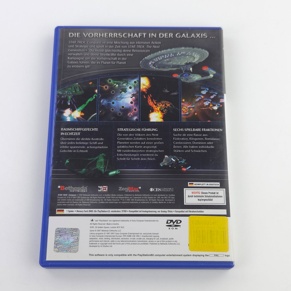 Playstation 2 Spiel – Star Trek Conquest (Deutsch OVP)