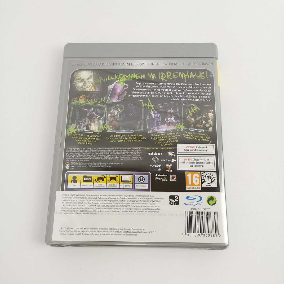 Playstation 3 Spiel – Batman Arkham Asylum PS3 Neu