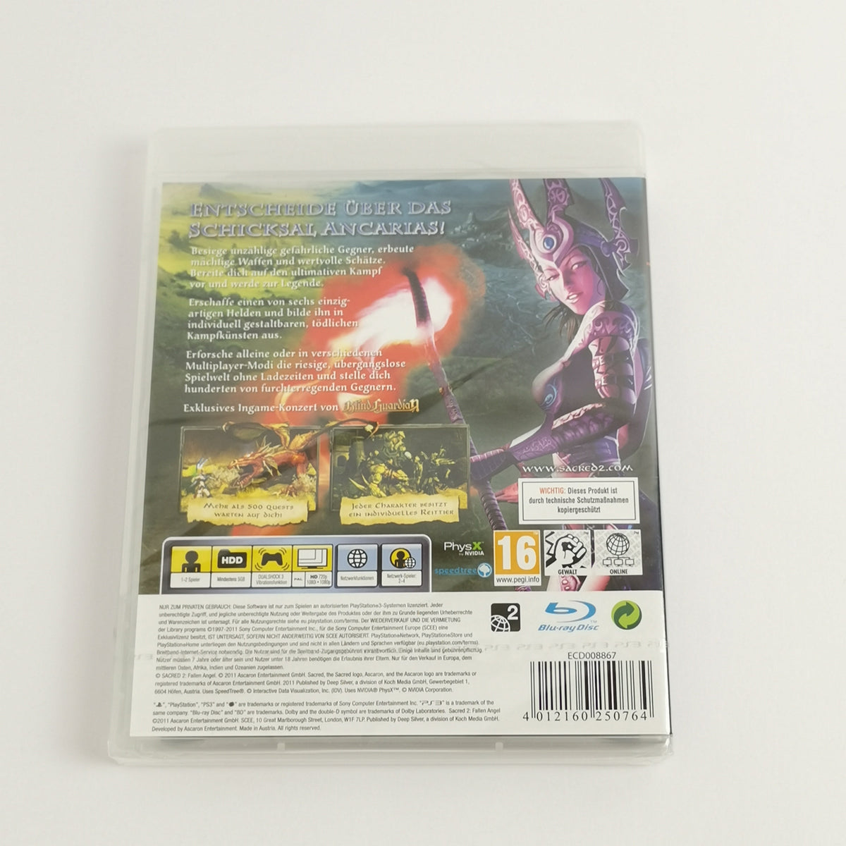 Playstation 3 Spiel – Sacred 2 Fallen Angel Neu OVP