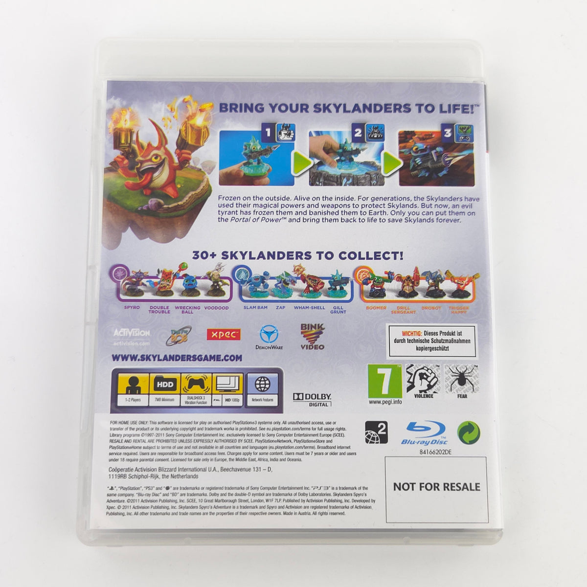 PlayStation 3 Spiel Skylanders Spyros Adventure OVP