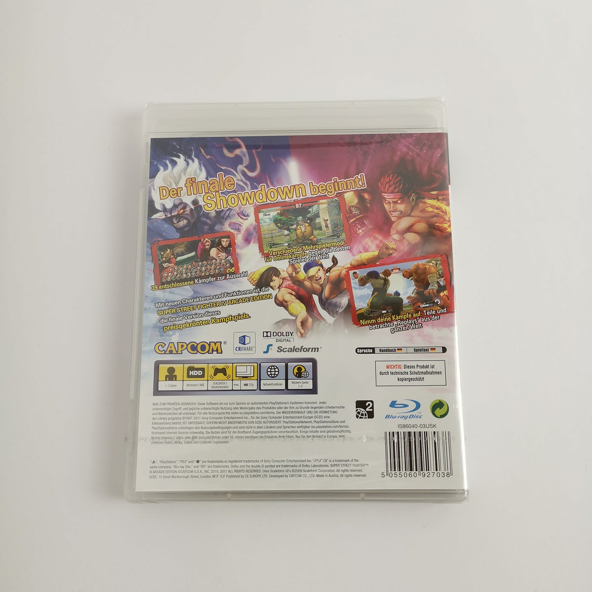 Playstation 3 Spiel – Super Street Fighter IV Arcade Neu