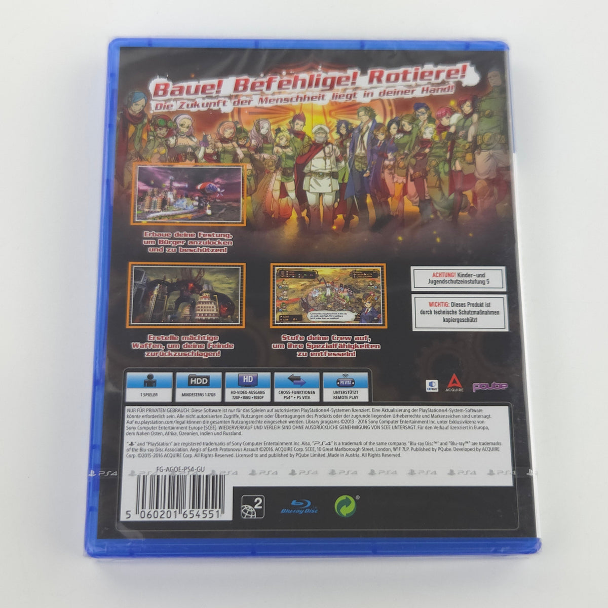 Sony PlayStation 4 Spiel Aegis of Earth Neu OVP