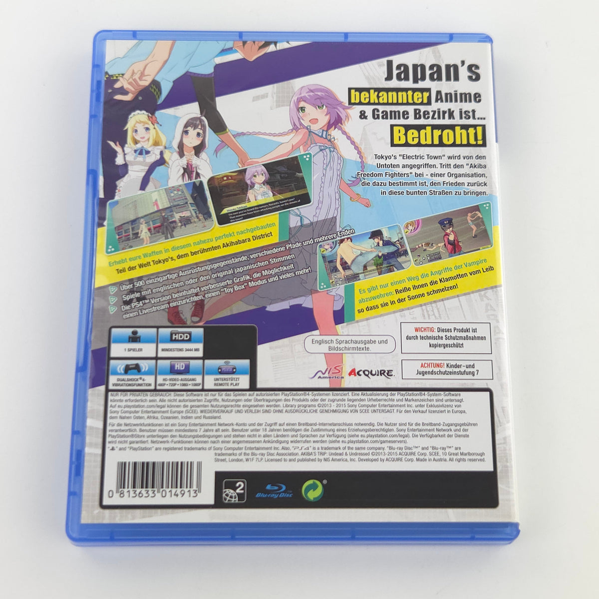 Sony Playstation 4 Spiel: Akiba´s Strip Undead & Undressed - PS4 OVP (PAL DE)