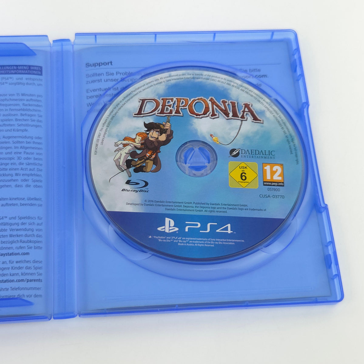 Sony Playstation 4 Spiel: Deponia - PS4 OVP Bluray (PAL DE)