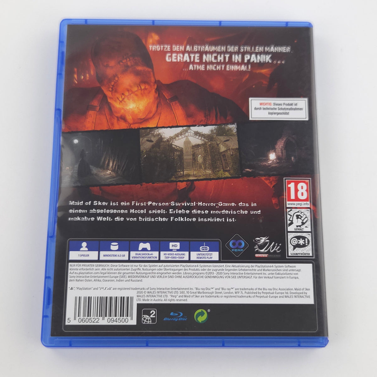 Sony Playstation 4 Spiel: Maid of Sker - PS4 OVP (PAL DE USK18)