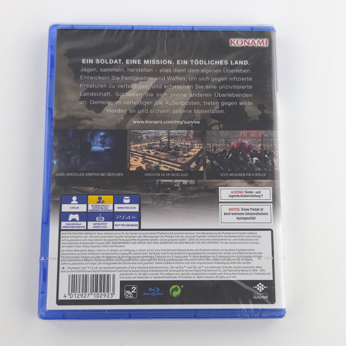 PlayStation 4 Spiel Metal Gear Survive Neu OVP