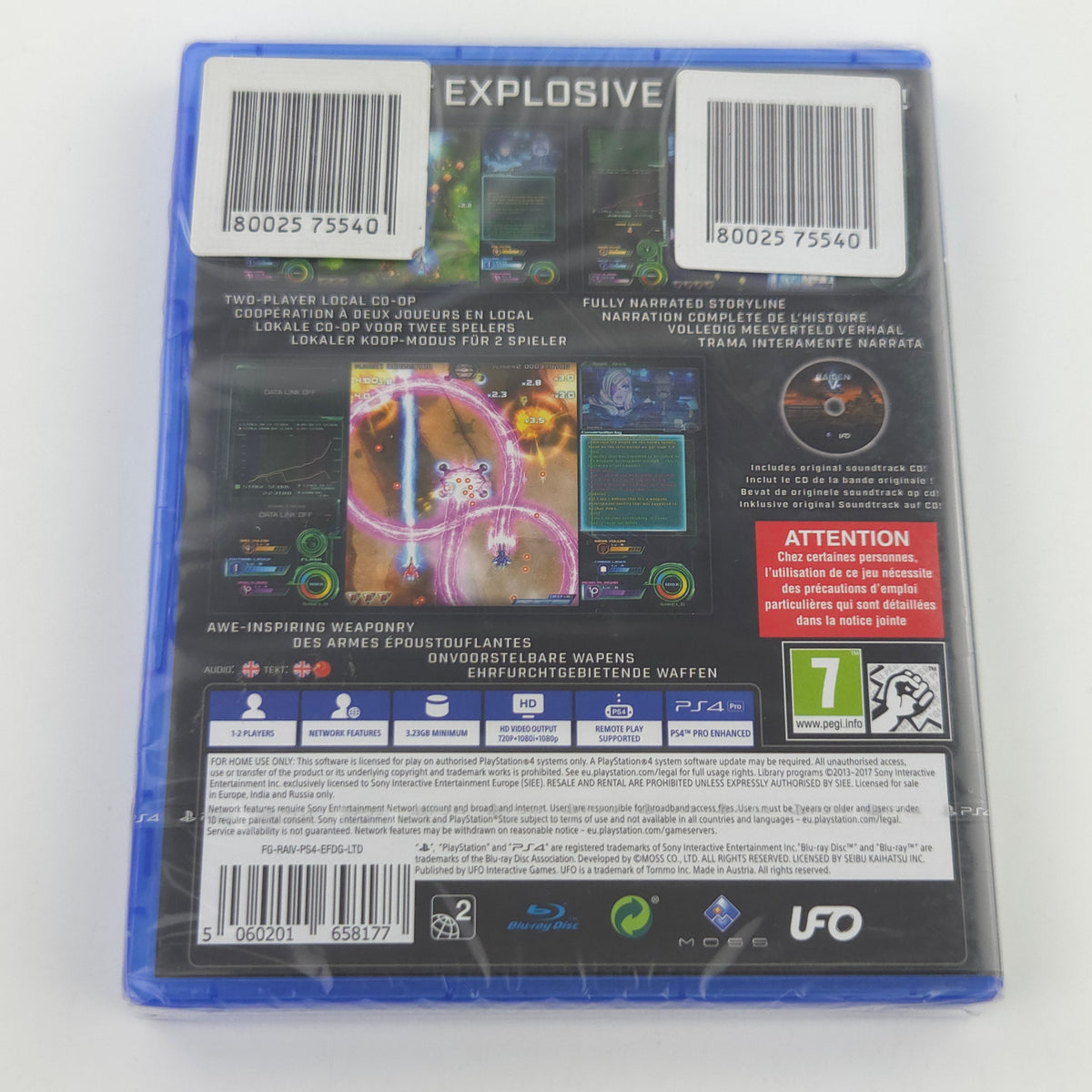 Playstation 4 Spiel Raiden V Directors Cut Neu