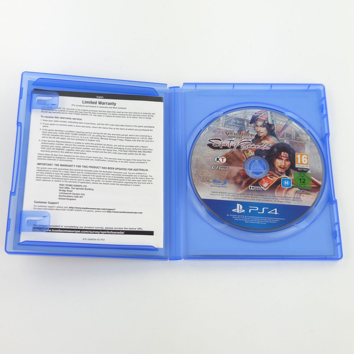 Sony Playstation 4 Spiel: Samurai Warriors Spirit of Sanada - PS4 OVP (PAL DE)
