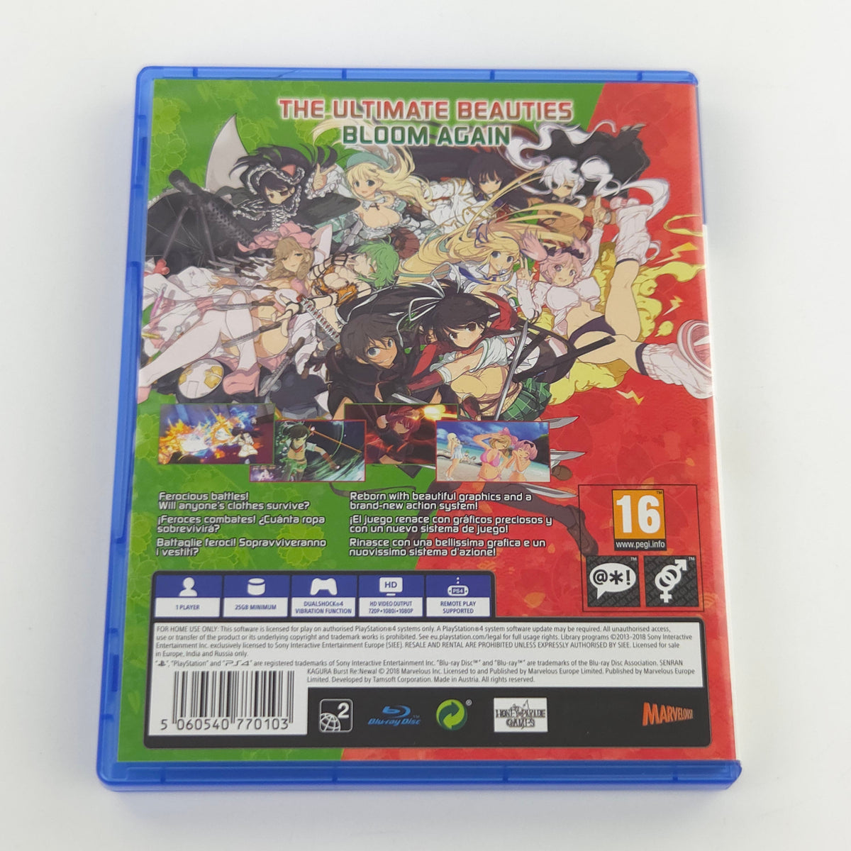 Sony Playstation 4 Spiel: Senran Kagura Burst RE:Newal - PS4 OVP (PAL USK18)