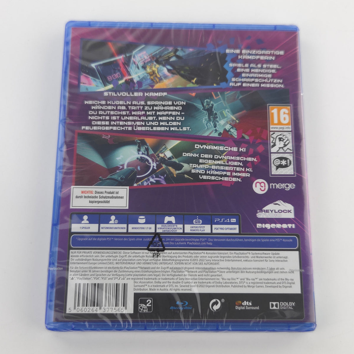 Sony PlayStation 4 Spiel Severed Steel Neu OVP