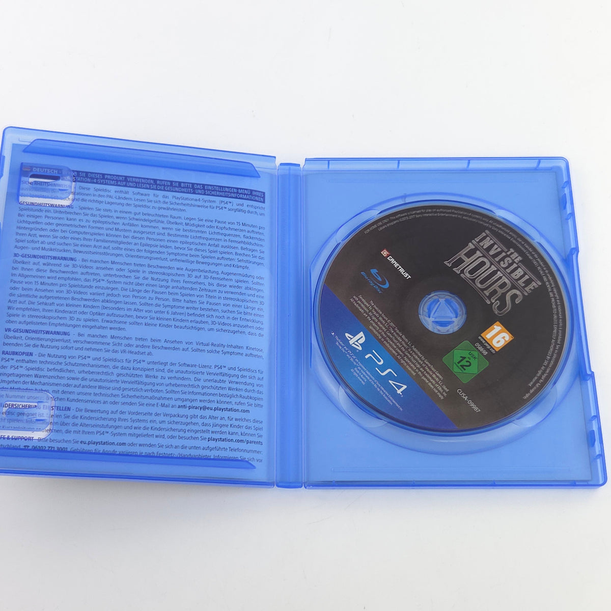 Playstation 4 Spiel The Invisible Hours VR OVP