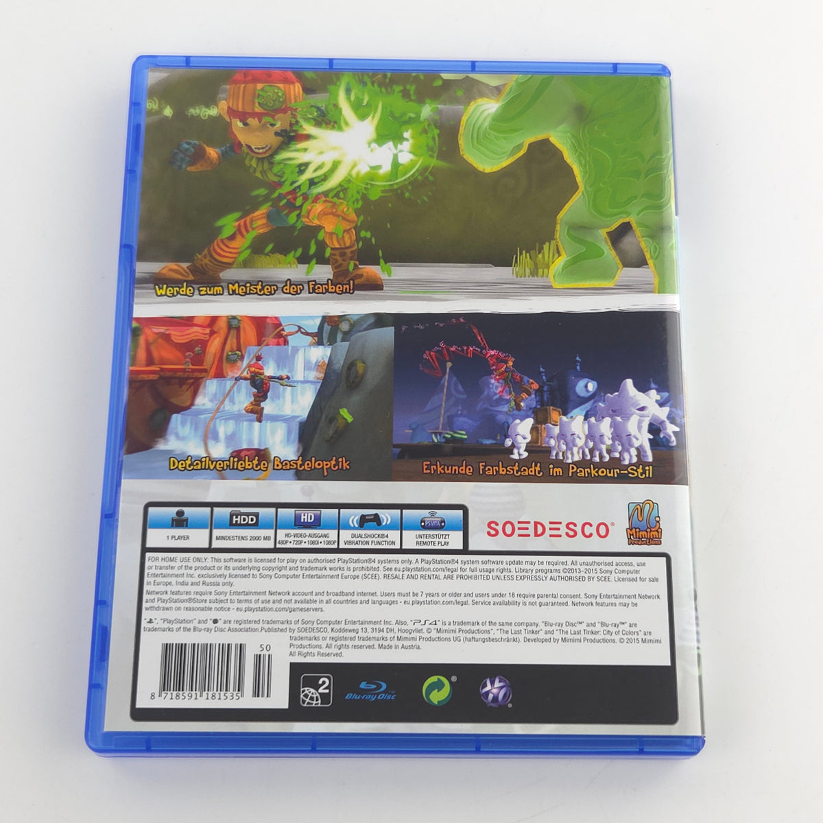 PlayStation 4 Spiel The Last Tinker OVP