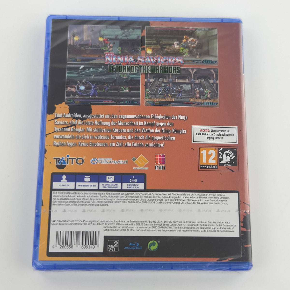 PlayStation 4 Spiel The Ninja Saviors Neu OVP PAL