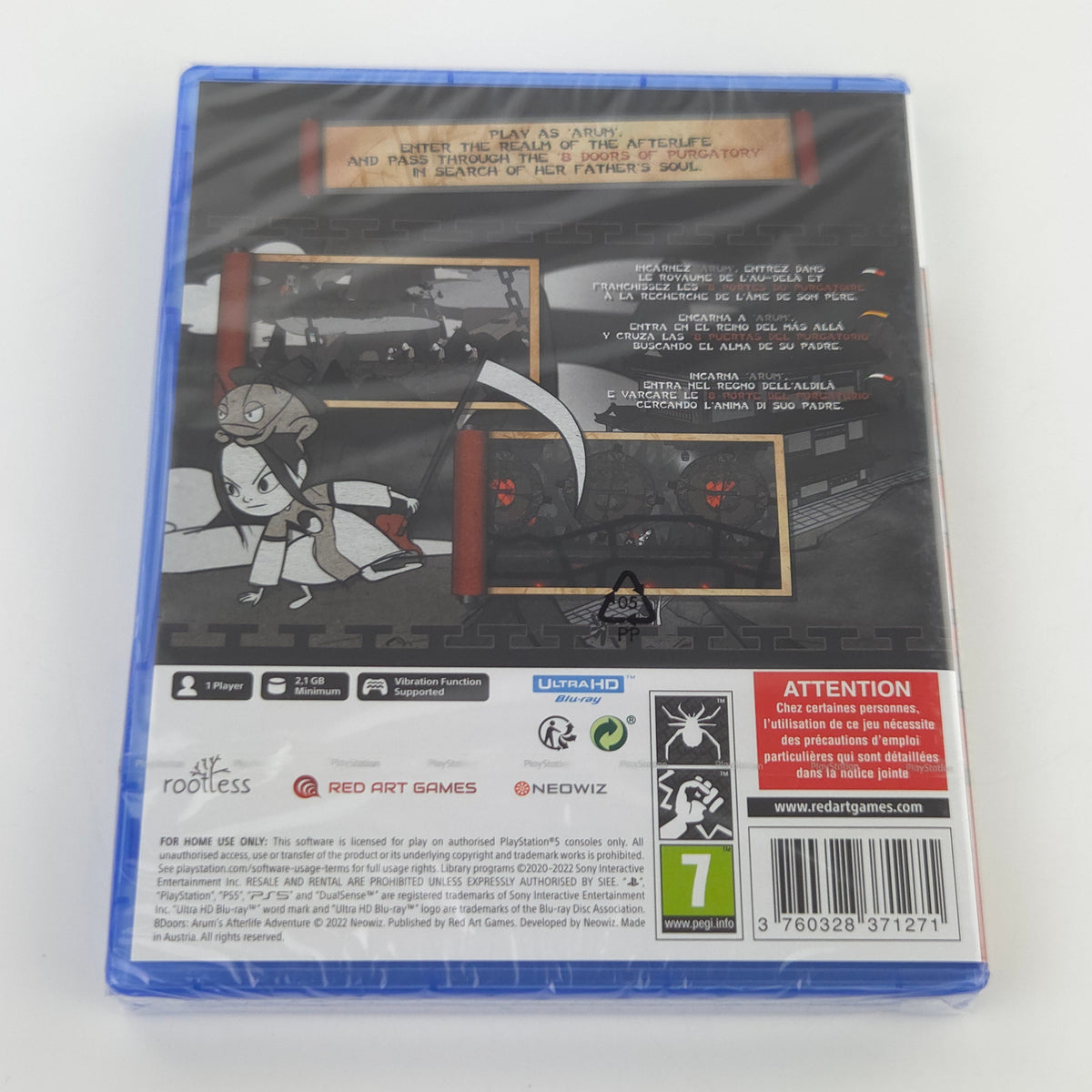 PlayStation 5 Spiel 8 Doors Arum OVP PAL