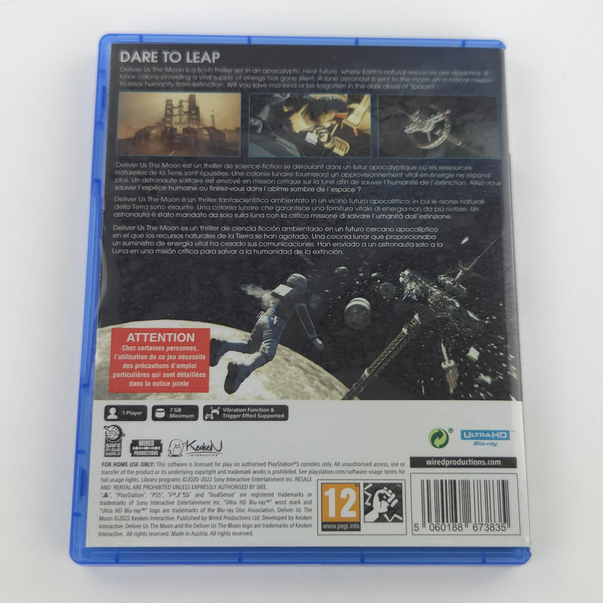 Sony Playstation 5 Spiel: Deliver us the Moon - PS5 OVP (PAL PEGI Version)