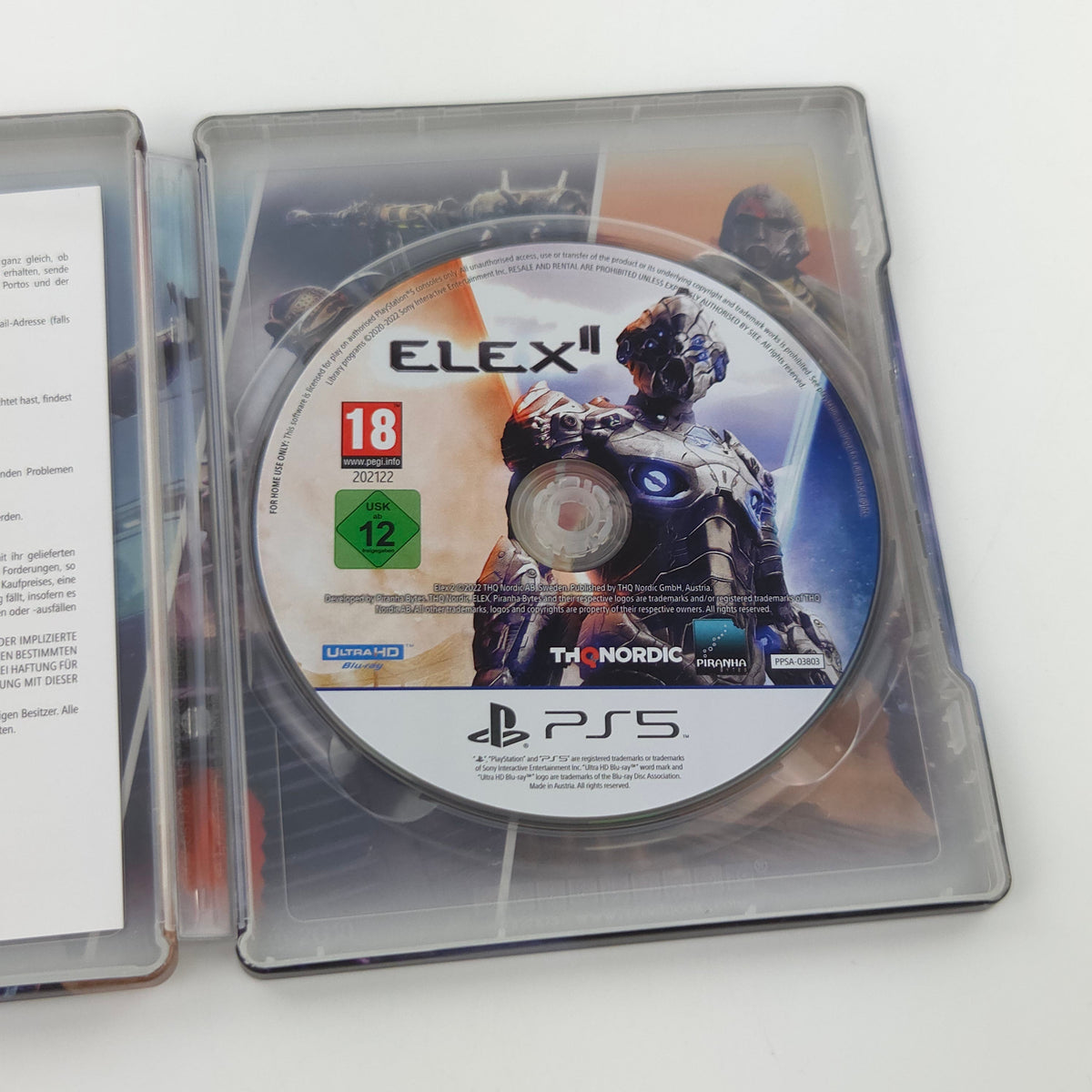Sony Playstation 5 Spiel: ELEX II Steelbook Edition - PS5 OVP (PAL DE)